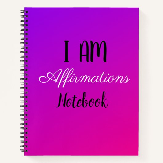 I AM Spiral Notebook Notizblock (Vorderseite)