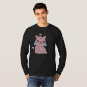 I Am Still Beautiful Cute Little Fat Piggy Crying T-Shirt (Vorne ganz)