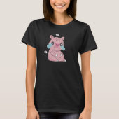 I Am Still Beautiful Cute Little Fat Piggy Crying  T-Shirt (Vorderseite)