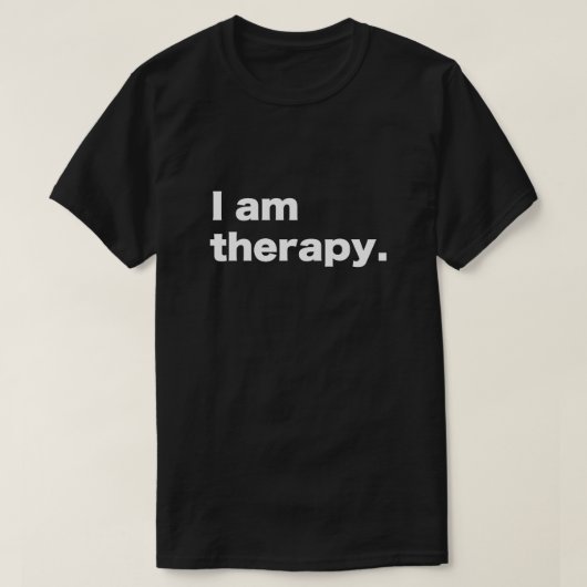 i am T - Shirt der Therapie (Design vorne)