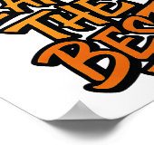 I AM THE BEST – Bold Motivational Graffiti Design Poster (Ecke)