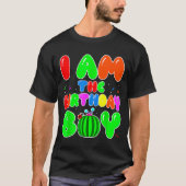 I Am The Birthday Boy Funny Watermelon Birthday Fa T-Shirt (Vorderseite)