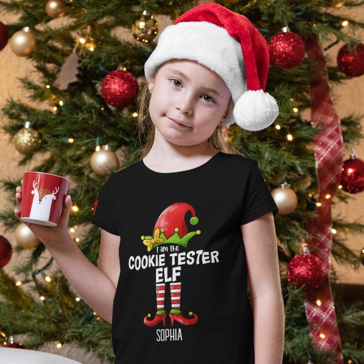 I am The Cookie Tester Elf - Funny Christmas T-Shirt