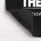 I Am The Dad, I Know Things, Funny Father's Day Sh Mousepad (Ecke)