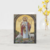 I am the Good Shepherd.  Karte (Gelbe Blume)