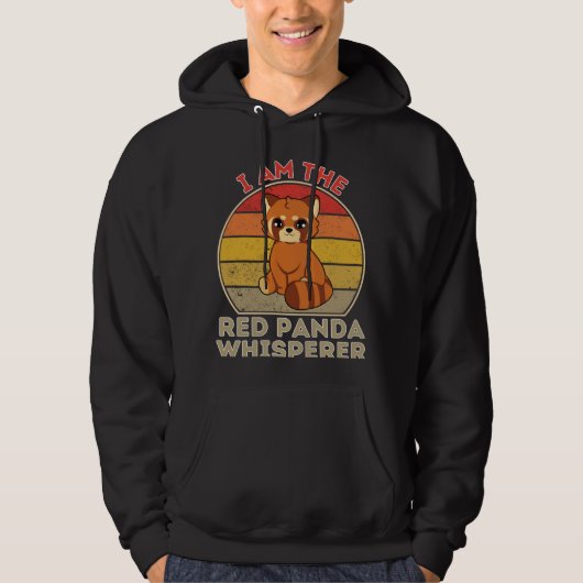 I Am The Red Panda Whisperer Hoodie (Vorderseite)