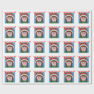 I am the Sassy Elf Wrapping Paper Geschenkpapier