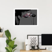 I AM the Shade (Farbe und Schwarz/Weiß) Poster (Heimbüro)