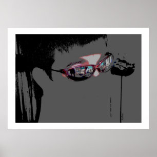 I AM the Shade (Farbe und Schwarz/Weiß) Poster