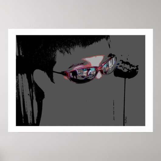 I AM the Shade (Farbe und Schwarz/Weiß) Poster (Vorne)
