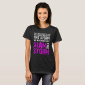 I Am The Storm Domestic Violence Awareness Purple T-Shirt (Vorne ganz)
