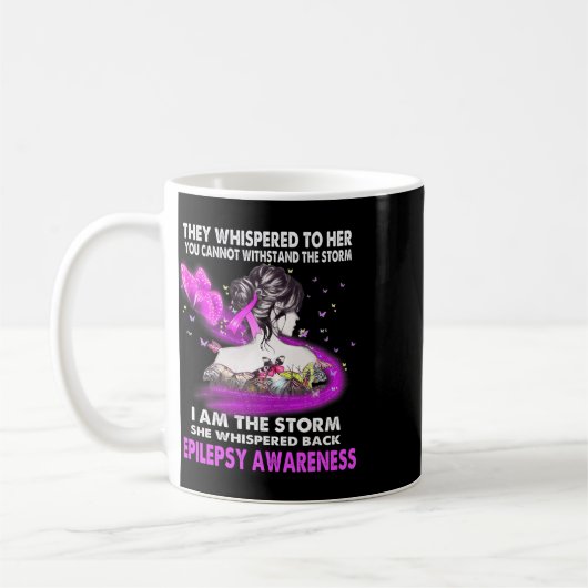 I Am The Storm Epilepsy Awareness Kaffeetasse (Links)