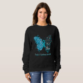 I Am The Storm Fragile X Syndrome Awareness Butter Sweatshirt (Vorne ganz)