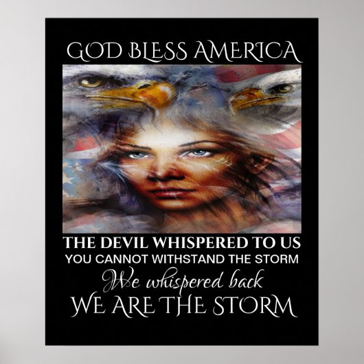 I Am The Storm Poster (Vorne)