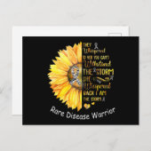 I am the Storm Rare Disease Warrior T-Shirt38 Postkarte (Vorne/Hinten)
