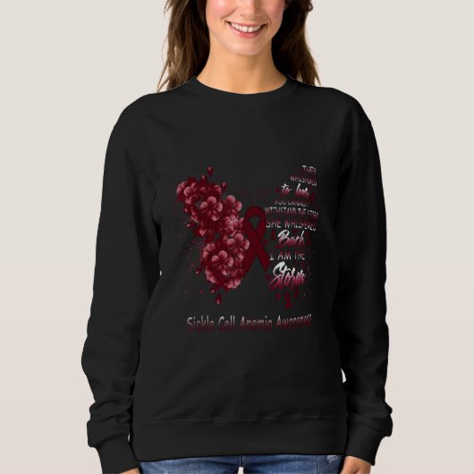 I Am The Storm Sickle Cell Anemia Awareness Butter Sweatshirt (Vorderseite)