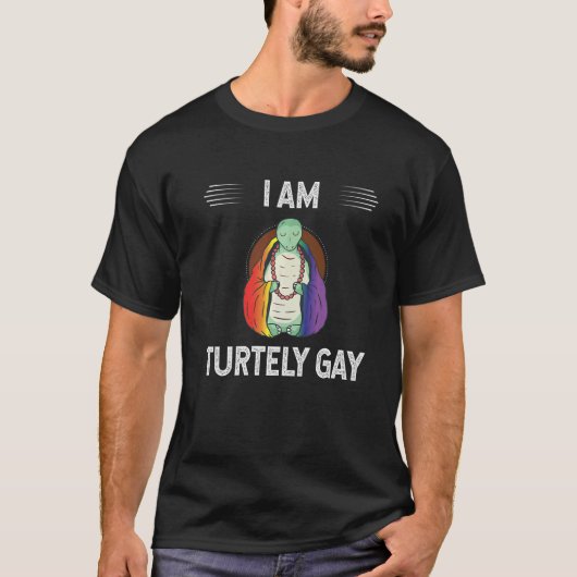 I Am Tutely Gayrainbow Lgbt Love Gay Queer T-Shirt (Vorderseite)