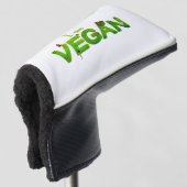 I am Vegan Golf Club Cover Headcover (3/4 Vorderseite)