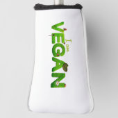 I am Vegan Golf Club Cover Headcover (Rotieren 90)