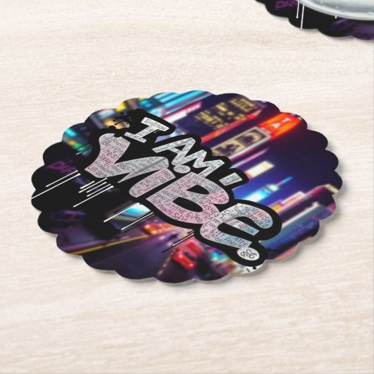 I AM VIBE - Urban Street Style Graffiti Art Design Untersetzer (angewinkelt)