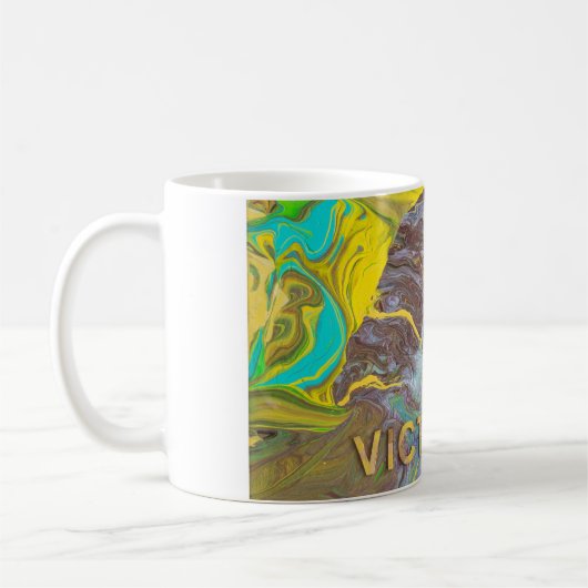 "I Am Victorius" gedruckte Tasse (Links)