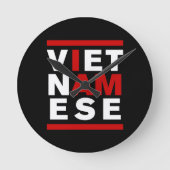 I AM VIETNAMESE RUNDE WANDUHR (Vorderseite)