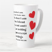 I Am Who I am collection. Milchtasse (Rechte Ecke)