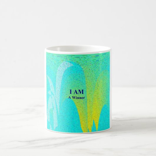 "I AM WINNER"White 11 oz Classic White Tasse (Mittel)