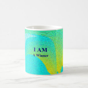 "I AM WINNER" White 11 oz Classic White Tasse