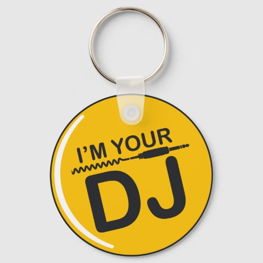 I am your DJ Schlüsselanhänger (Vorderseite)