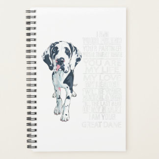 I Am Your Friend Your Partner Your Great Dane Dog Planer