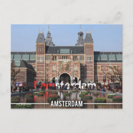 I Amsterdam Sehenswürdigkeit, Amsterdam Holland Postkarte