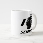 I (Anatomisches Herz) Wissenschaft Jumbo-Tasse (Vorderseite Rechts)