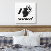 I (Anatomisches Herz) Wissenschaft Leinwanddruck (Insitu (Schlafzimmer))