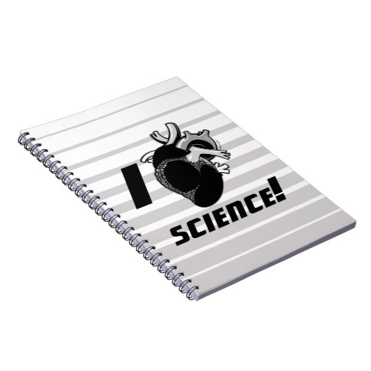 I (Anatomisches Herz) Wissenschaft Notizblock (Rechte Seite)