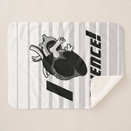 I (Anatomisches Herz) Wissenschaft Sherpadecke (Vorderseite (Horizontal))