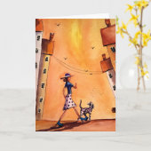 I and the Dalmatian Karte (Gelbe Blume)