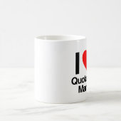 i Anführungszeichen für die Liebe Kaffeetasse (Mittel)