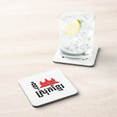 I angkor (Herz) Kambodscha (Srok Khmer) Sprache Getränkeuntersetzer (Rechte Seite)