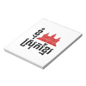 I angkor (Herz) Kambodscha (Srok Khmer) Sprache Notizblock (Rotiert)