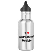 I. Anleitung für die Liebe Edelstahlflasche (Links)