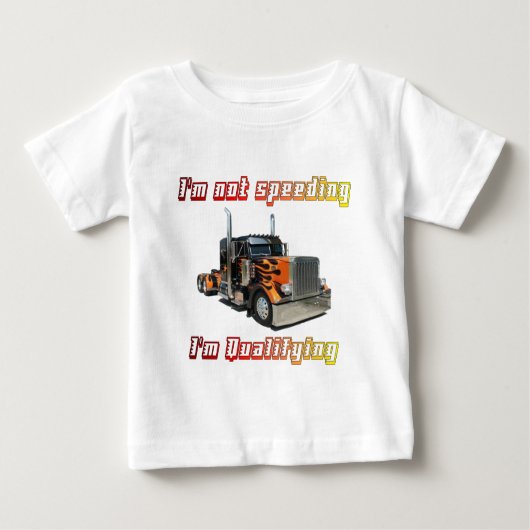 I' nicht beschleunigendes m baby t-shirt (Vorderseite)