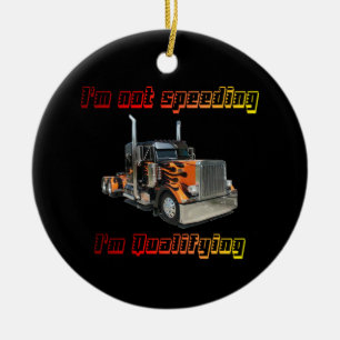 I' nicht beschleunigendes m keramik ornament