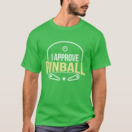 I Approve Pinball boy T-Shirt (Vorderseite)