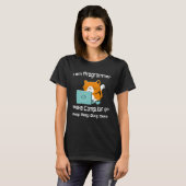 I are Programmer  Cat Gamer PC Video Games T-Shirt (Vorne ganz)