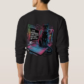 I are programmer, I make computer BEEP BOOP BEEP Sweatshirt (Rückseite)