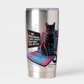 I are programmer, I make computer BEEP BOOP BEEP Thermobecher (Vorderseite)