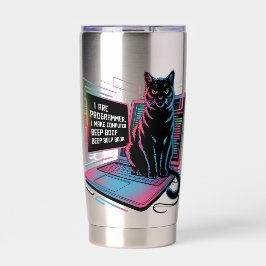 I are programmer, I make computer BEEP BOOP BEEP Thermobecher
