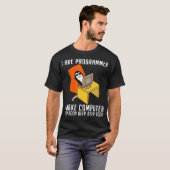I are Programmer Programmieren Coding Nerd Pinguin T-Shirt (Vorne ganz)