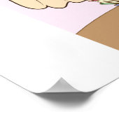 I arrange my priorities Wall art Poster (Ecke)